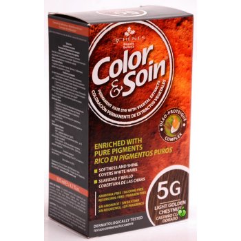 Color & Soin barva na vlasy 5G světle zlatá hnědá 135 ml