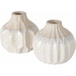 Boltze Váza Malia různé druhy béžovokrémová pr. 10 x 9 cm – Hledejceny.cz