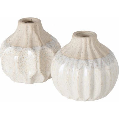 Boltze Váza Malia různé druhy béžovokrémová pr. 10 x 9 cm – Hledejceny.cz
