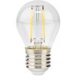 Nedis LBFE27G452 LED žárovka, retro, E27, G45, 220V, 4,5W, teplá bílá, 470lm, 2700K, stmívatelná, čirá LBFE27G452 – Hledejceny.cz