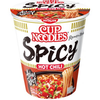 Cup Noodles Instantní nudlová polévka s příchutí hot & spicy v asijském stylu 66 g – Hledejceny.cz