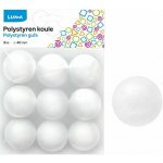 Polystyren Luma, Koule 40mm, 9ks v balení – Sleviste.cz