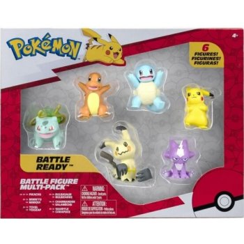 Pack 6 peluches série 5 - Pokémon - BOTI