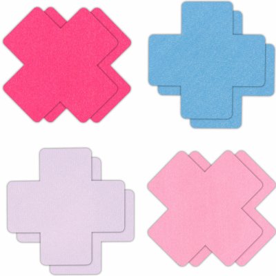 NS Novelties Pretty Pasties Cross II Assorted 4 Pairs – Zbozi.Blesk.cz
