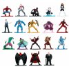 Sběratelská figurka Jada kovové sada 18 druhů Marvel Multi Pack Nanofigs Wave 9 4 cm
