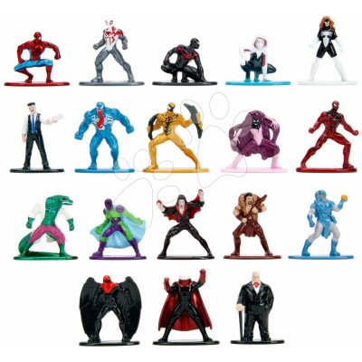 Jada kovové sada 18 druhů Marvel Multi Pack Nanofigs Wave 9 4 cm – Sleviste.cz