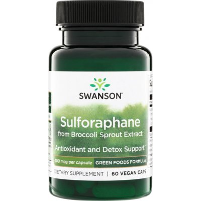 Swanson Sulforafan Brokolicové Klíčky 400 mcg 60 kapslí – Hledejceny.cz