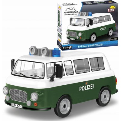 COBI 24596 Youngtimer Automobil Barkas B1000 policie – Zboží Mobilmania