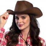 Kovbojský klobouk hnědý – Zboží Dáma
