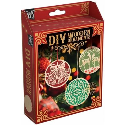 CRAFT ID Dřevěné vánoční ozdoby DIY – Hledejceny.cz