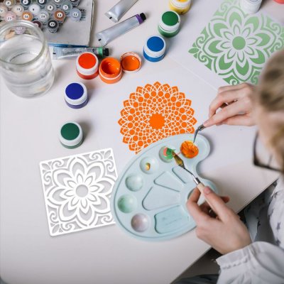 Šablony pro malování mandal 10 ks – Zbozi.Blesk.cz