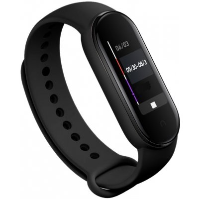Xiaomi Mi Band 5/6 náhradní náramek - Jednobarevný Barva: Černá MBS5-CER – Zboží Živě