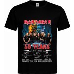 tričko Iron Maiden 50 years Černá – Zboží Dáma