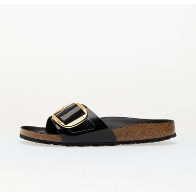 Birkenstock Madrid Big Buckle Natural Leather Patent Nappa Glamour – Sleviste.cz