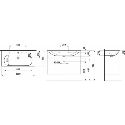 Laufen Lua H8100890001071 – Zboží Mobilmania