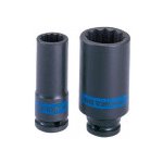 Hlavice nástrčná rázová King Tony 1/2 CrMo 12 hran, 10 x 80 mm 443010M – Zboží Dáma