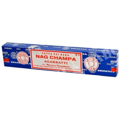 Sai Baba indické vonné tyčinky Nagchampa 21 cm 15 g