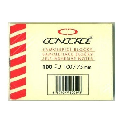 Bloček samolepicí 75x102 mm Concorde – Hledejceny.cz