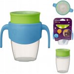 b.box 360° netekoucí učící hrneček 250 ml modrý/zelený – Zboží Dáma