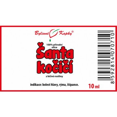 Bylinné kapky ŠANTA KOČIČÍ 100% 10 ml – Hledejceny.cz
