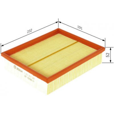 Vzduchový filtr BOSCH 1 457 433 289 – Hledejceny.cz