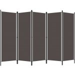 Shumee 5dílný paraván antracitový 250 x 180 cm – Zboží Dáma