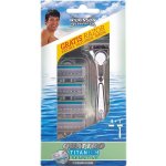 Wilkinson Sword Quattro Titanium Sensitive + 5 ks hlavic – Zbozi.Blesk.cz
