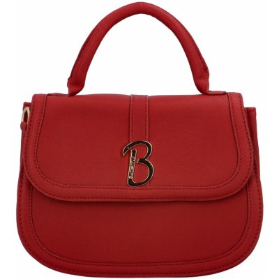 Atraktivní malá koženková kabelka do ruky Debora červená – Zboží Mobilmania