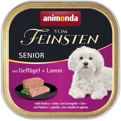 Animonda Vom Feinsten Senior Dog drůbeží a jehněčí 6 x 150 g – Zboží Mobilmania