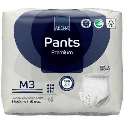 Abena Pants Premium M3 15 ks – Zboží Mobilmania