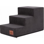 HobbyDog Schody pro psa SAVOY černé S 50 x 30 x 30 cm – Zboží Dáma