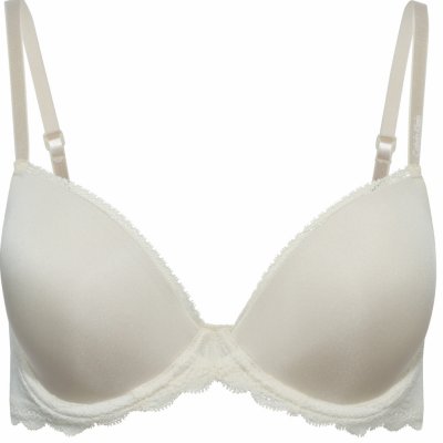 Calvin Klein podprsenka QF1444E smetanová – Zboží Dáma