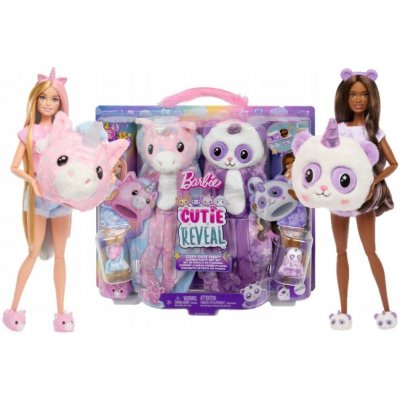 Mattel Barbie Cutie Reveal Pyžamo party Set – Zboží Mobilmania