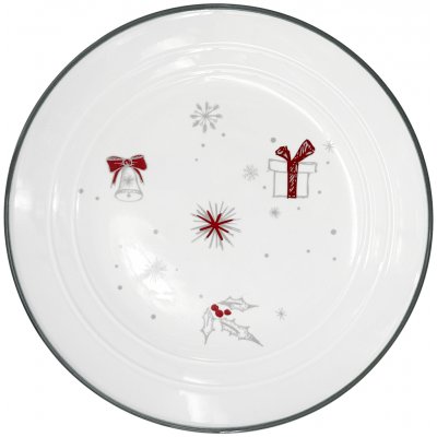 by inspire Porcelánový dezertní talíř Nostalgie Zvonková Koleda, 21cm – Zboží Mobilmania