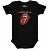 Kojenecké body Dětské body Metal Kids Rolling Stones Classic Tongue černá
