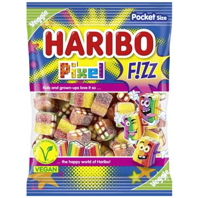 Haribo Pixel želé s ovocnou příchutí 80 g – Hledejceny.cz