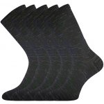 Lonka ponožky KlimaX 5 pár černá melé – Zboží Dáma