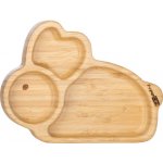 FreeON Bambusový talířek Králíček 151559 20 x 16 x 2 cm – Zboží Mobilmania