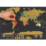 Deminas | Stírací mapa světa deluxe – Zboží Dáma
