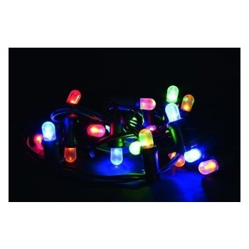 Řetěz LED E14 EXT, 3,1m/20ž/multicolor