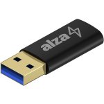 AlzaPower USB-A (M) to USB-C (F) 3.2 15W 5Gbps černý APW-ADTATC1B – Zboží Živě