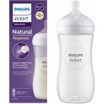 Avent kojenecká láhev Natural Response transparentní 330 ml – Zboží Dáma