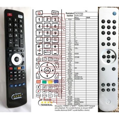 Dálkový ovladač General Cambridge audio AZUR 640T – Hledejceny.cz