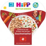 HiPP BIO talíř Zeleninová rýže s hráškem a hovězím masem 250 g – Zboží Dáma