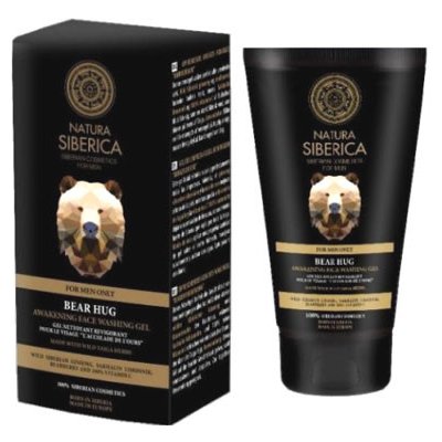 Natura Siberica Men probuzující gel na oplachování obličeje, Medvědí objetí 150 ml – Hledejceny.cz