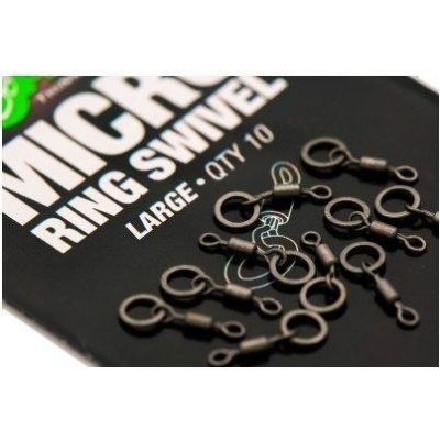 Korda mikroobratlíky Micro Rig Ring Swivels Medium