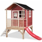 Exit zahradní cedrový domeček Loft 300 červený – Zboží Mobilmania