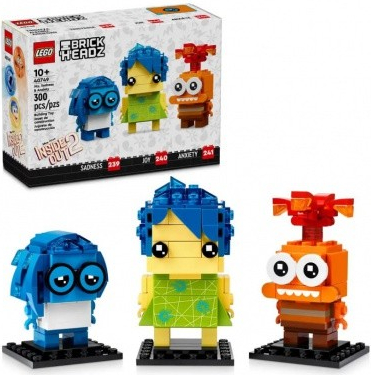 LEGO® BrickHeadz 40749 Radost, Smutek a Úzkost