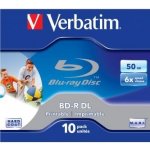 Verbatim BD-R DL 50GB 6x, printable, jewel, 1ks (43736) – Zboží Živě