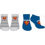 superman Chlapecké ponožky, kotníkové modrá/šedá – Zboží Mobilmania